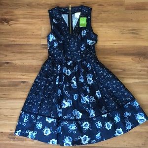 Brand New out west prairie rose fit & flare dress